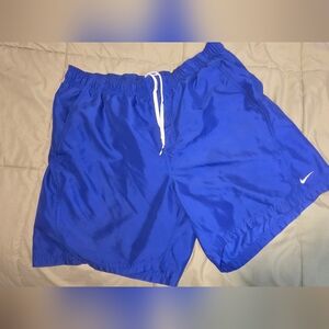 Nike Men’s Blue Athletic Shorts Size Medium Mesh Lined